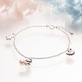 サンリオ TASAKI フローラパール ブレスレット シルバー925 レア マルチパールブレスレット (S)｜ブレスレット｜LAMBDA(ラムダ