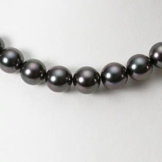テリ抜群✨ オーロラピーコック 黒蝶真珠 8.1-8.5mm ネックレス 花珠級 テリ抜群✨ オーロラピーコック 黒蝶真珠 8.1-8.5mm ネックレス