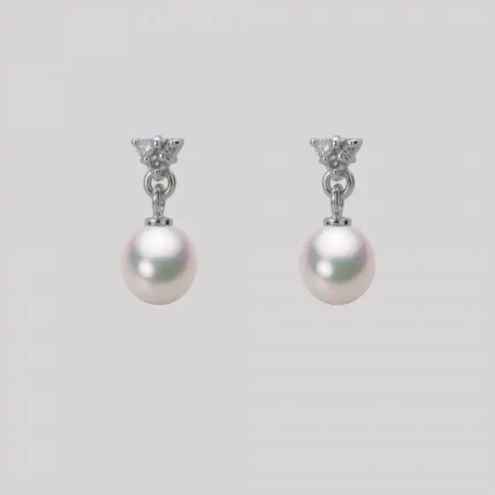 5.0mm アコヤ真珠ピアス | Moon Label - 大月真珠オンラインショップ 