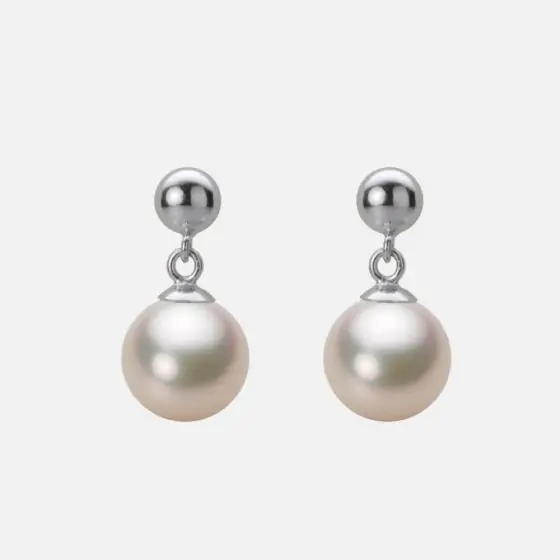7.5mm アコヤ真珠ピアス | Moon Label - 大月真珠オンラインショップ