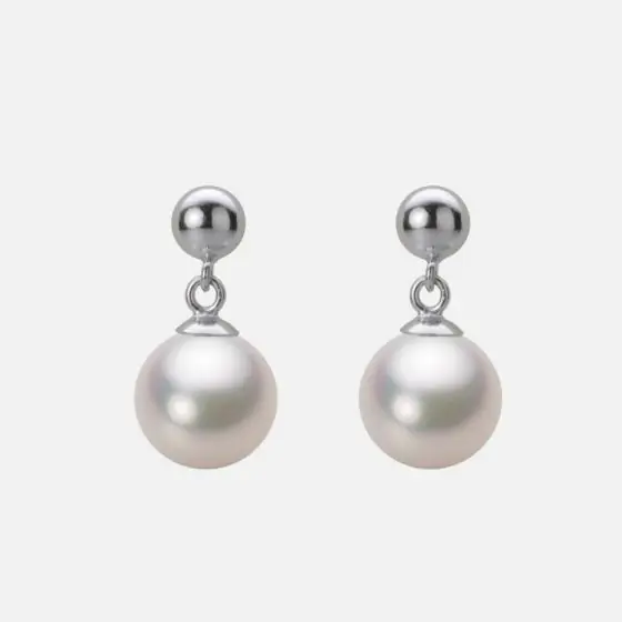 7.5mm アコヤ真珠ピアス | Moon Label - 大月真珠オンラインショップ