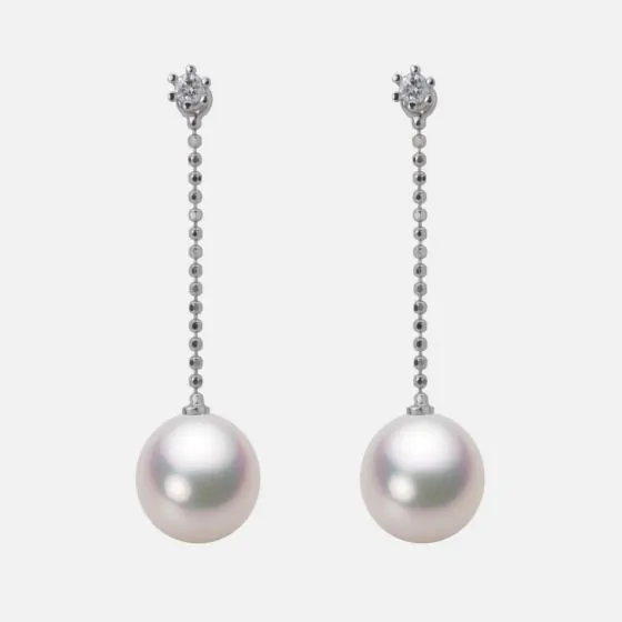 8.5mm アコヤ真珠ピアス | Moon Label - 大月真珠オンラインショップ