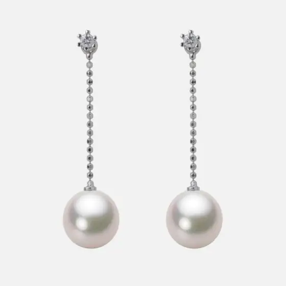 8.5mm アコヤ真珠ピアス | Moon Label - 大月真珠オンラインショップ
