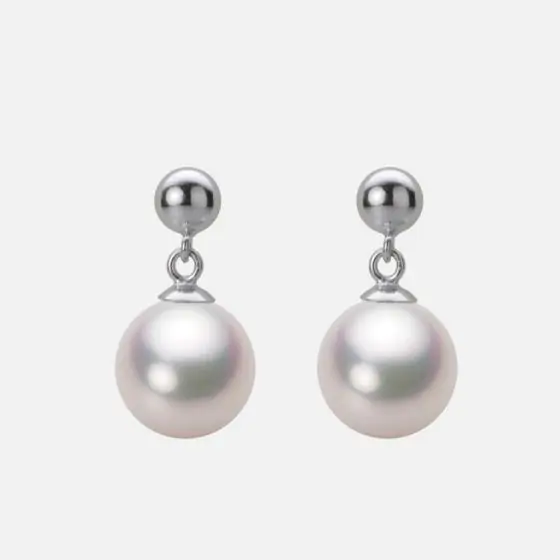 8.5mm アコヤ真珠ピアス | Moon Label - 大月真珠オンラインショップ