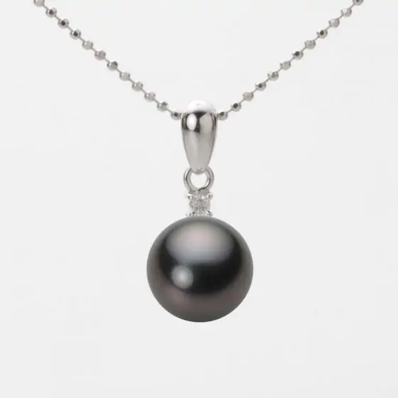 9.0mm 黒蝶真珠ペンダント | Moon Label - 大月真珠オンラインショップ