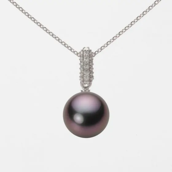 9.0mm 黒蝶真珠ペンダント | Moon Label - 大月真珠オンラインショップ