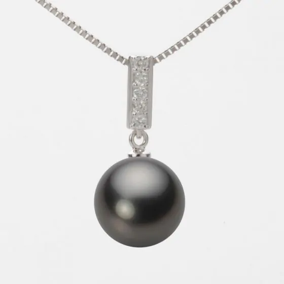 11.0mm 黒蝶真珠ペンダント | Moon Label - 大月真珠オンラインショップ