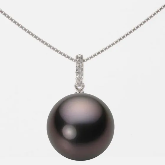 14.0mm 黒蝶真珠ペンダント | Moon Label - 大月真珠オンラインショップ