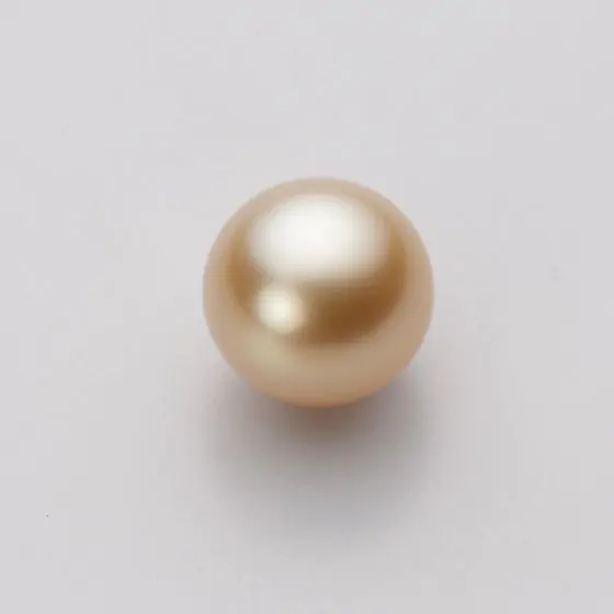 11.0mm 白蝶真珠（ゴールド系）ペンダント | Moon Label - 大月
