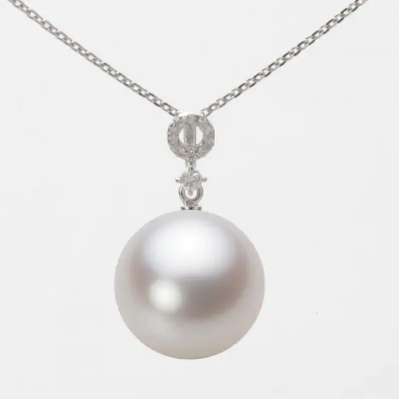 12.0mm 白蝶真珠（ホワイト系）ペンダント | Moon Label - 大月真珠