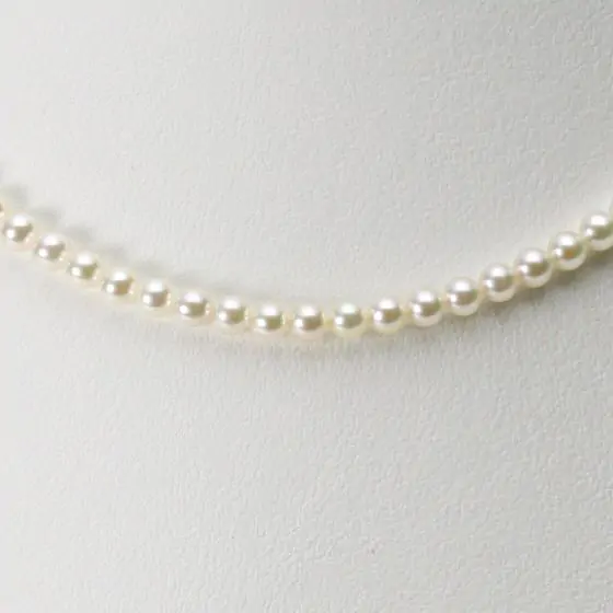 アコヤベビーパールネックレス 3~3.5ミリ本真珠ネックレス - ネックレス