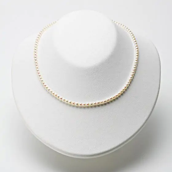 未使用 あこや真珠 ベビーパールネックレス 3.5〜4.0㎜ お買得 リボン 楽天市場】〜優美な逸品 ベビーパールの花珠〜 3.5-4mm珠 あこや真珠