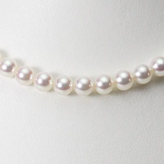 7.0mmアコヤ真珠120cmロングネックレス | Moon Label - 大月真珠