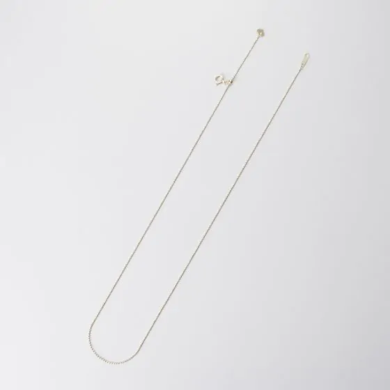 K18YG カットボールチェーン 1.0mm | Moon Label - 大月真珠