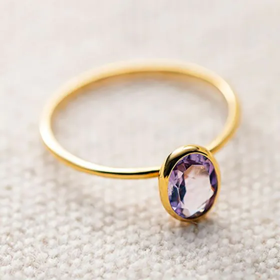 Radiant Gems リング アメジスト | Moon Label - 大月真珠オンライン