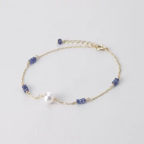 オリエンタルブレスレット サファイア | Moon Label - 大月真珠