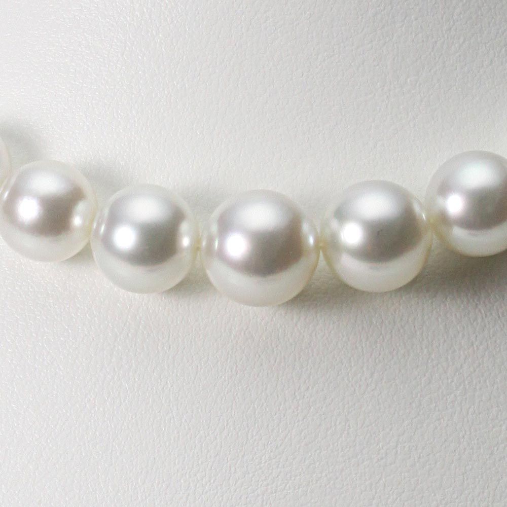 11 - 13mm 白蝶真珠（ホワイト系）ネックレス