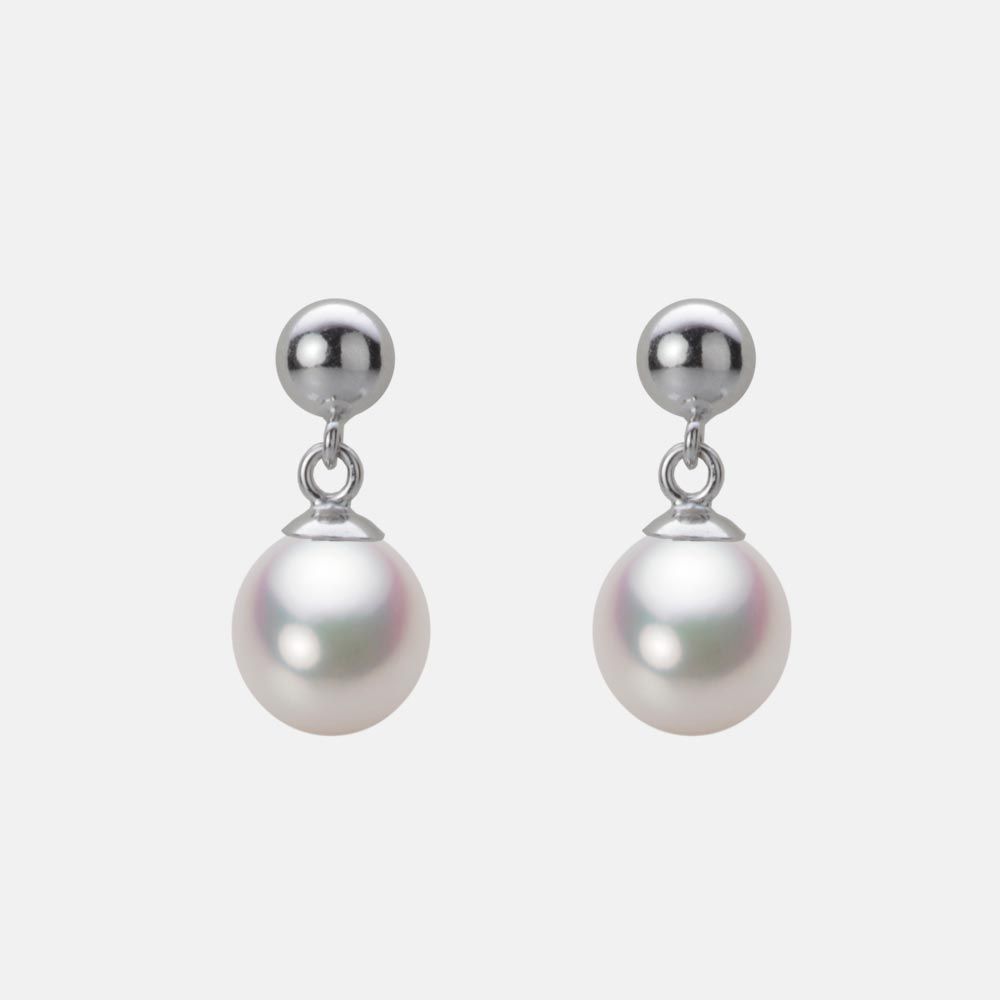 6.5mm アコヤ真珠ピアス