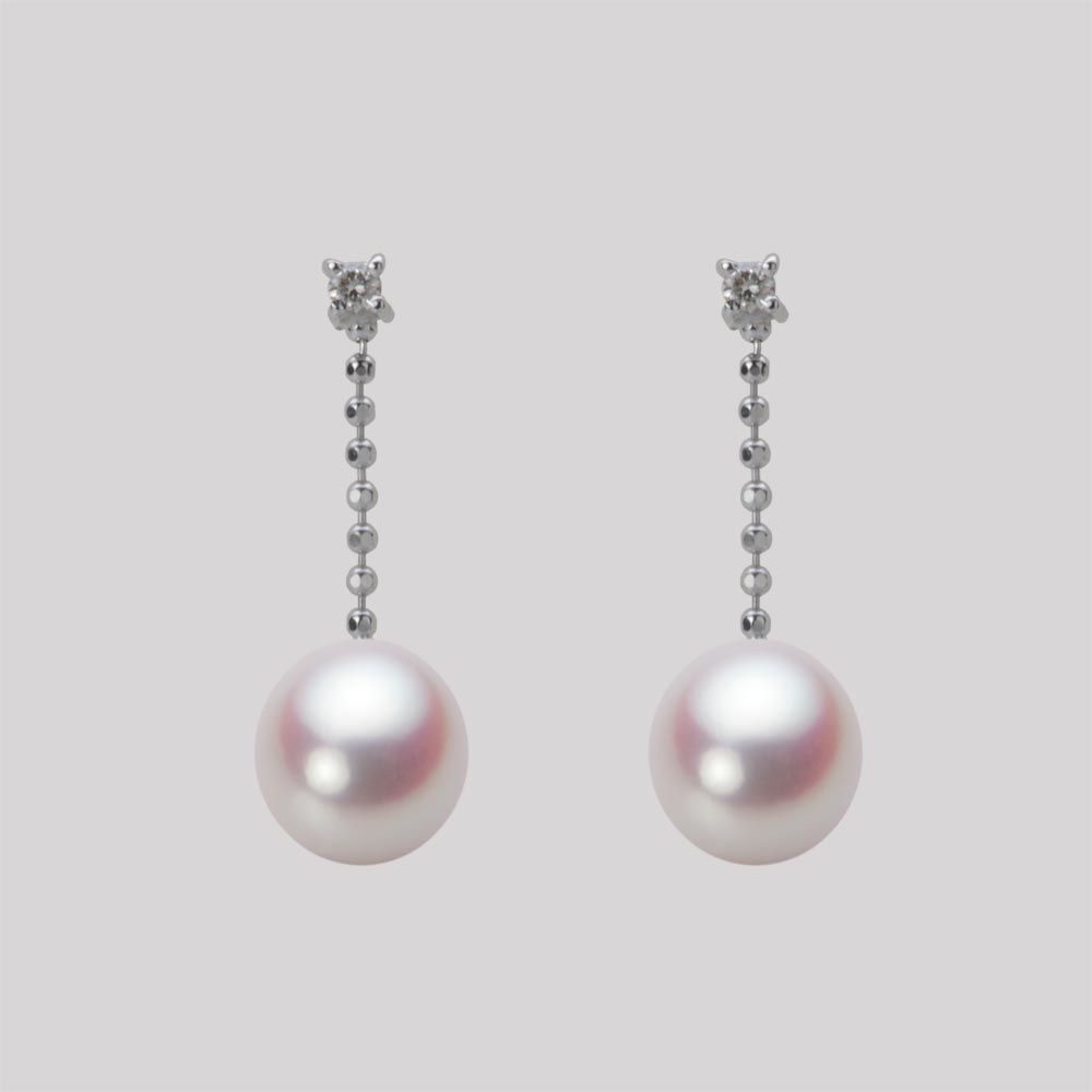 6.5mm アコヤ真珠ピアス