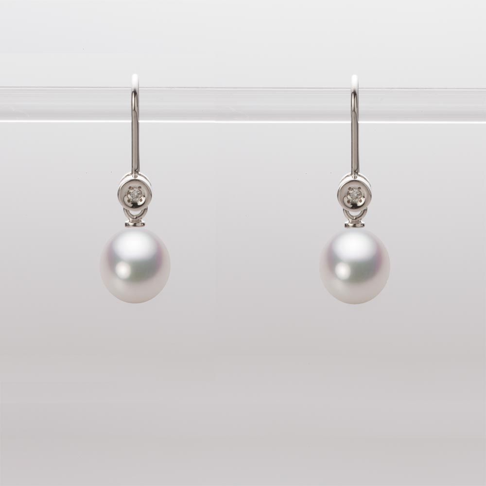 6.5mm アコヤ真珠ピアス