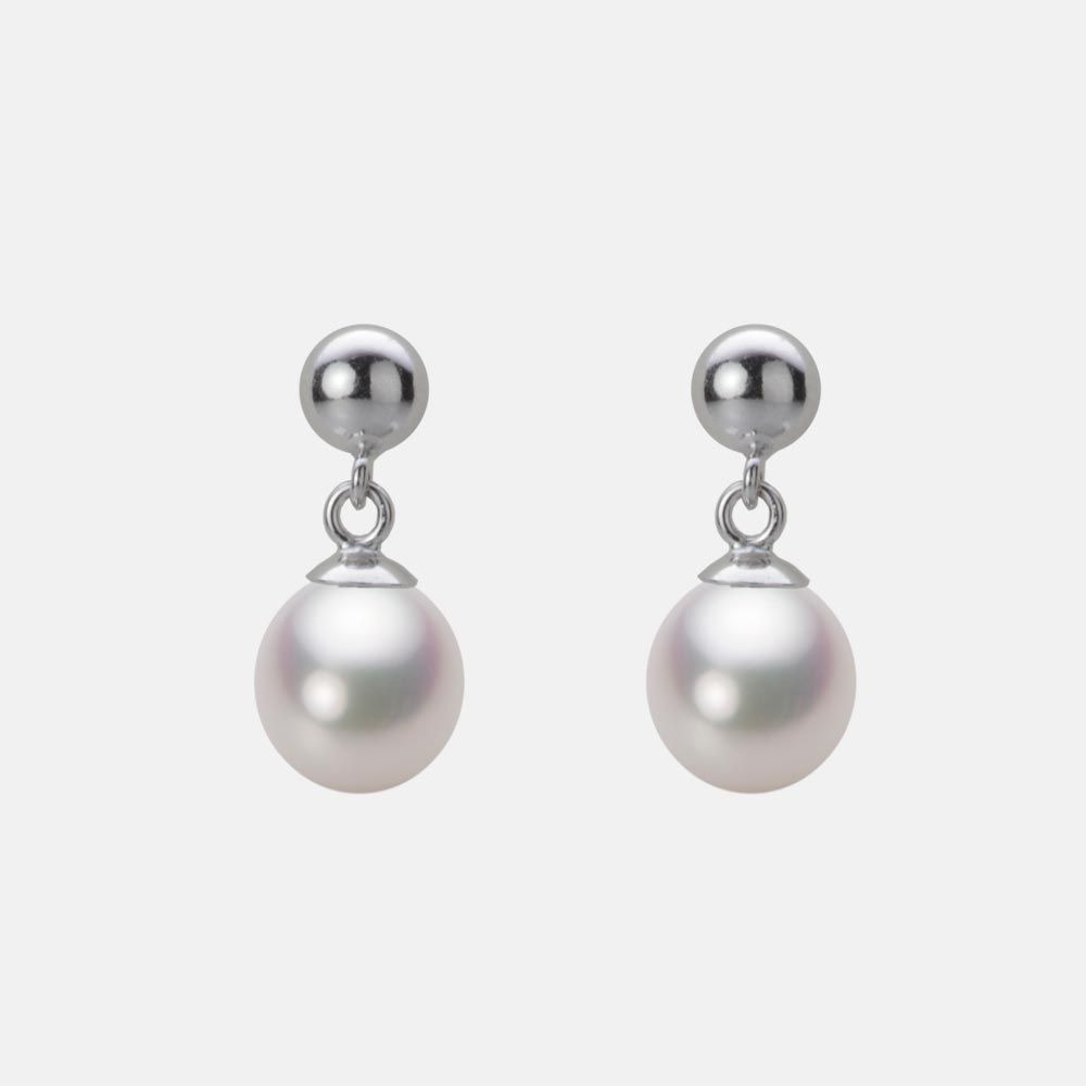 6.5mm アコヤ真珠ピアス