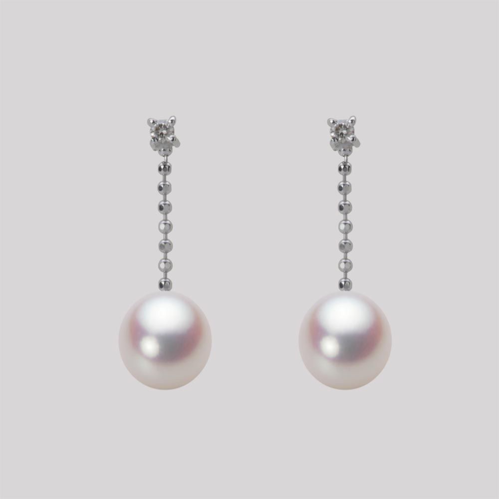 6.5mm アコヤ真珠ピアス
