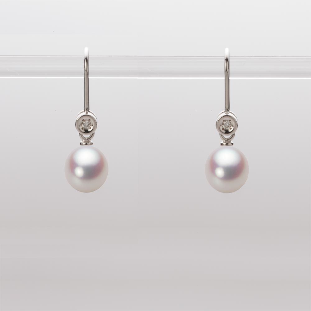 6.5mm アコヤ真珠ピアス