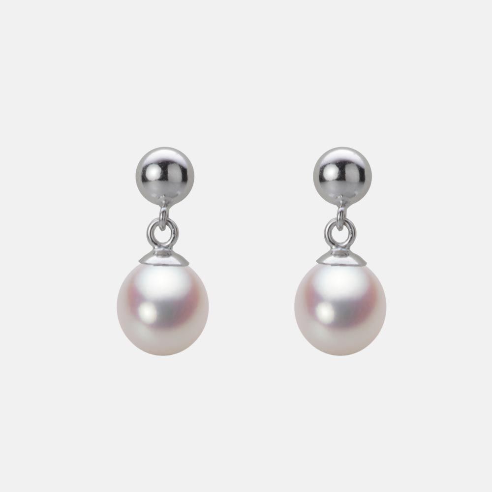 6.5mm アコヤ真珠ピアス