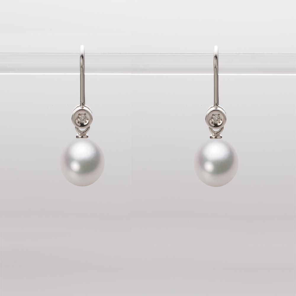 6.5mm アコヤ真珠ピアス