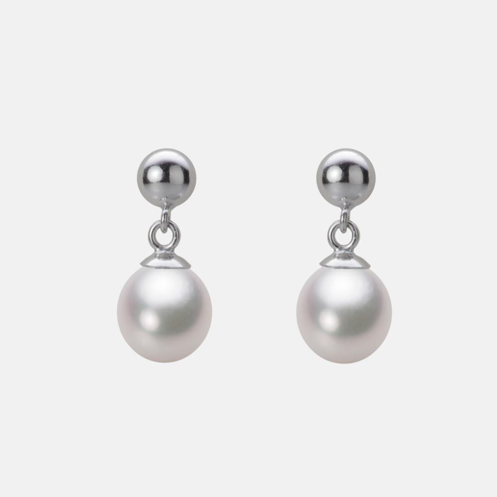 6.5mm アコヤ真珠ピアス