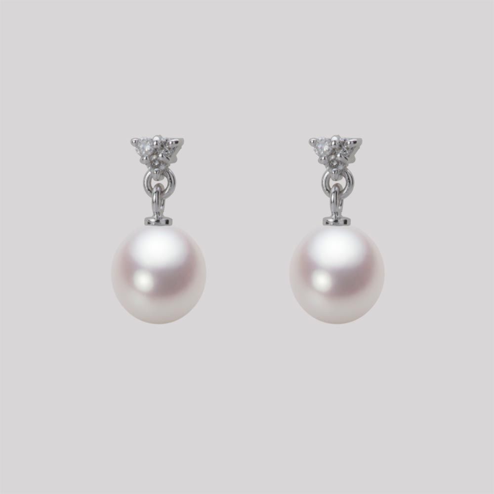 6.5mm アコヤ真珠ピアス