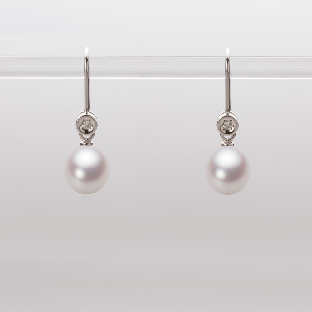 6.5mm アコヤ真珠ピアス