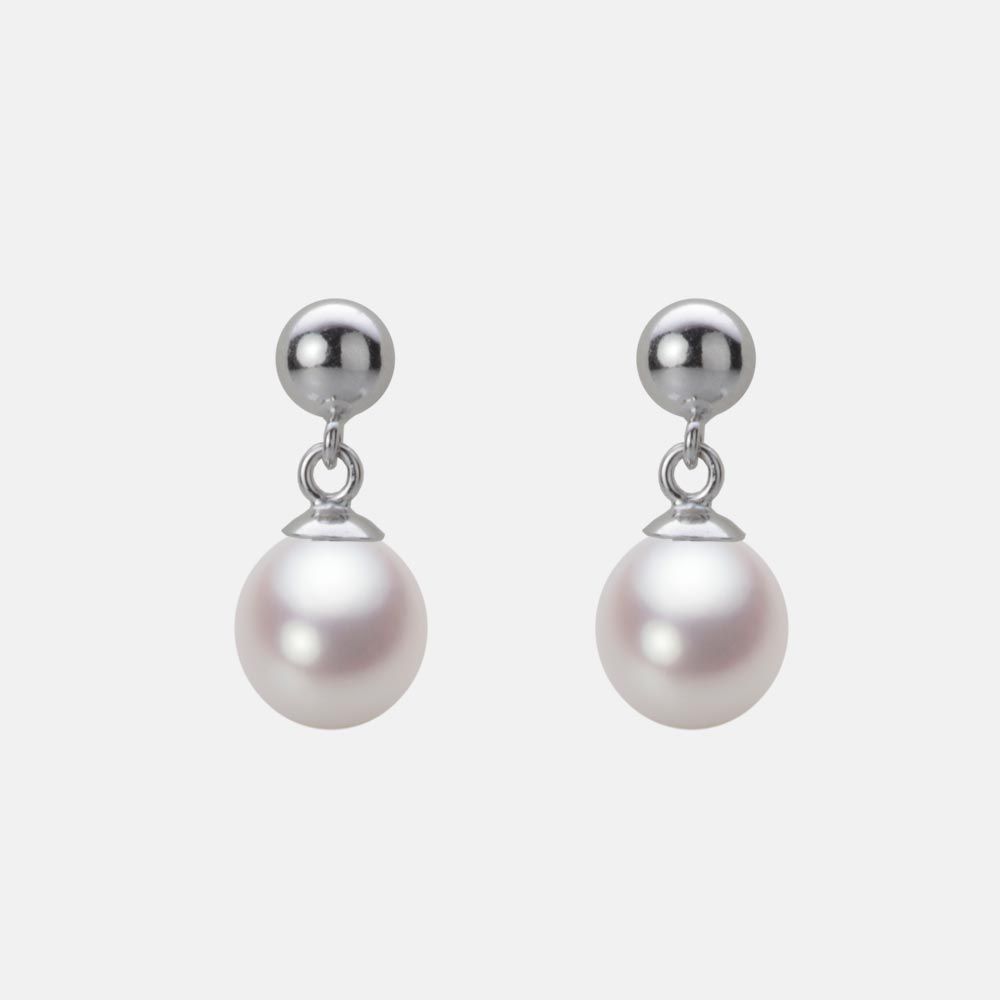 6.5mm アコヤ真珠ピアス