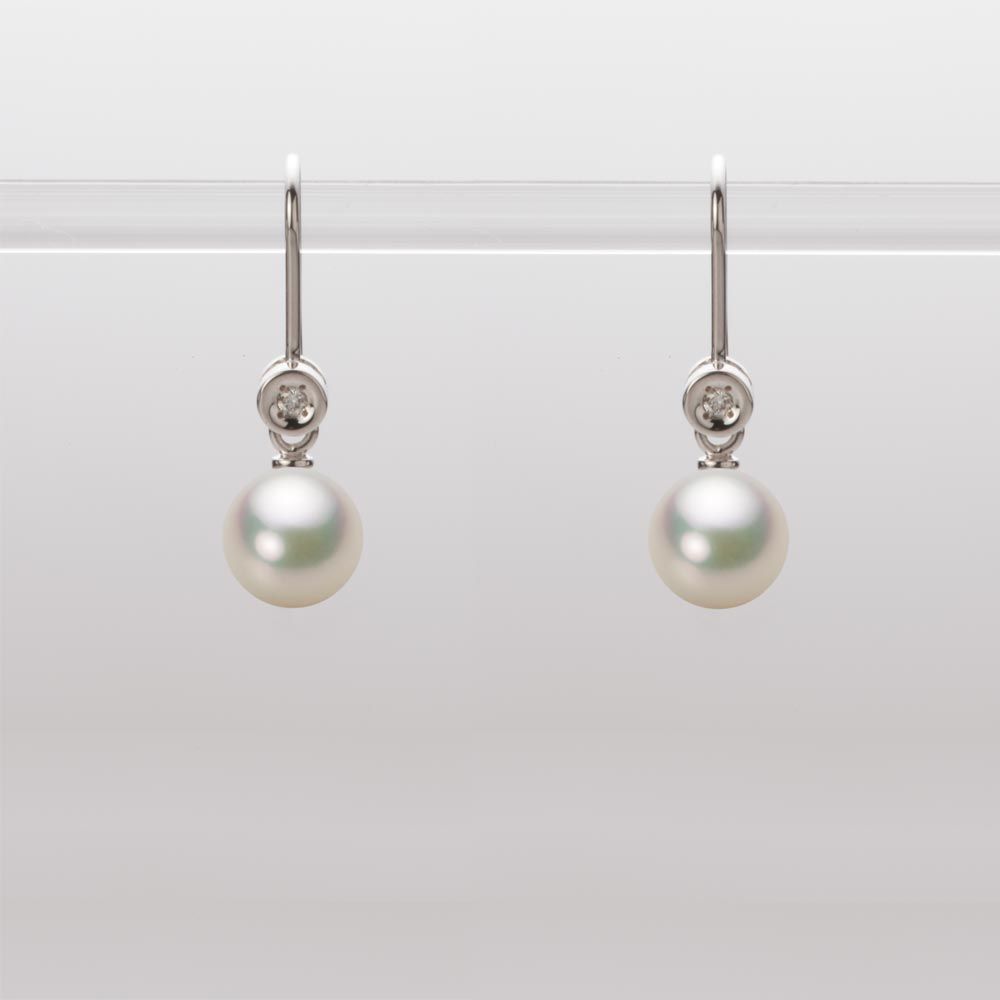 6.5mm アコヤ真珠ピアス