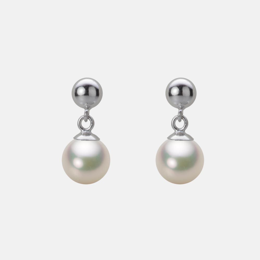 6.5mm アコヤ真珠ピアス