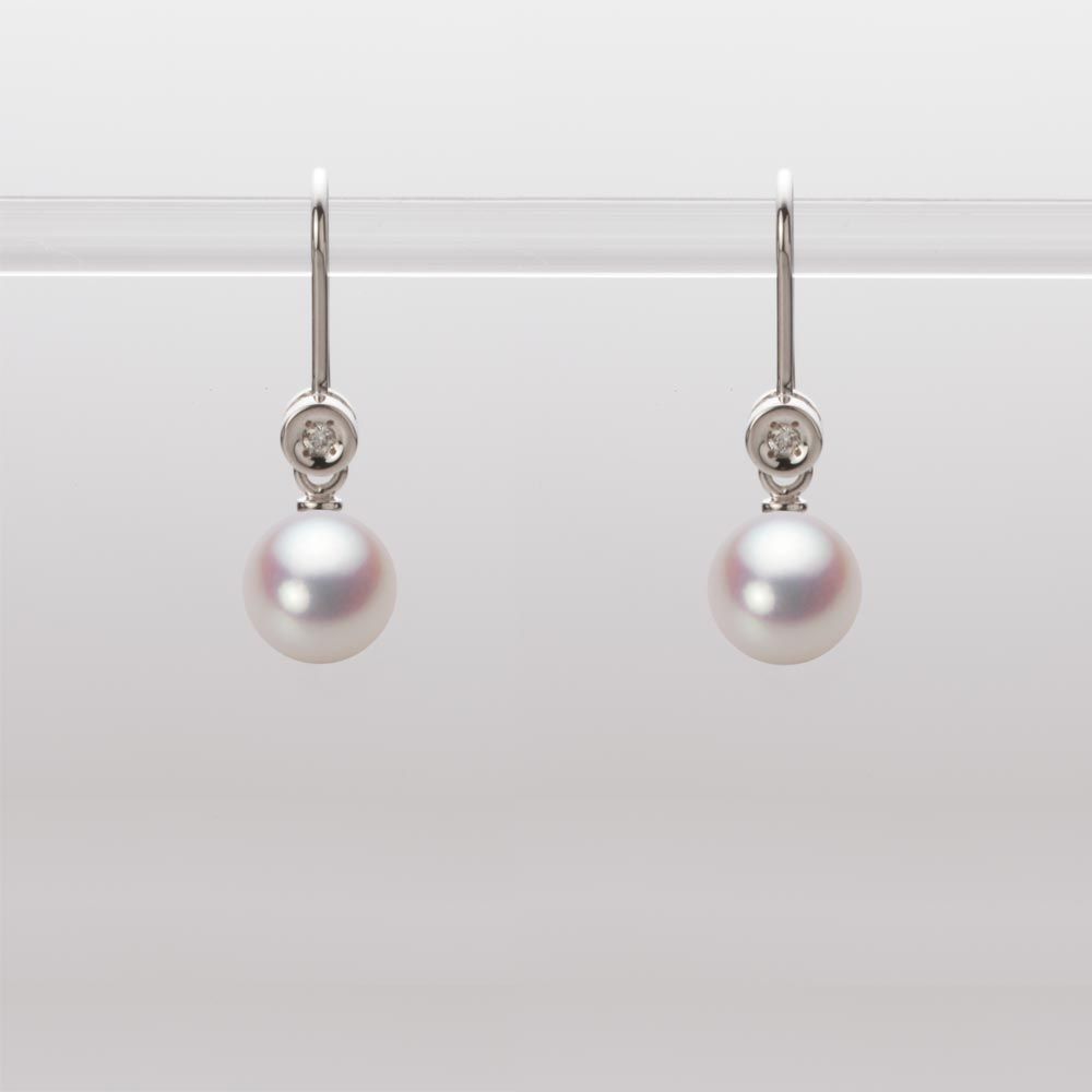 6.5mm アコヤ真珠ピアス