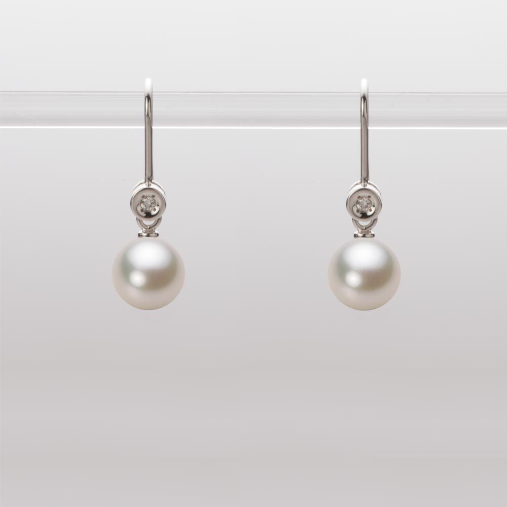6.5mm アコヤ真珠ピアス
