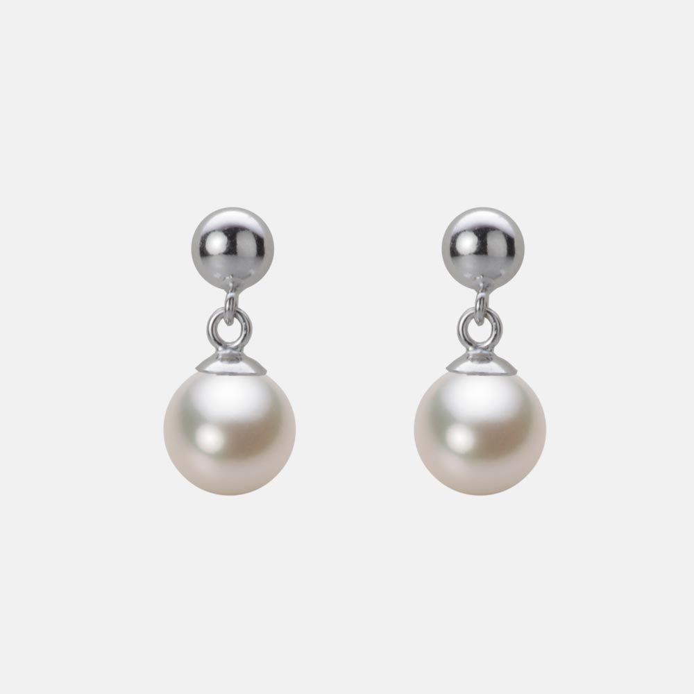 6.5mm アコヤ真珠ピアス
