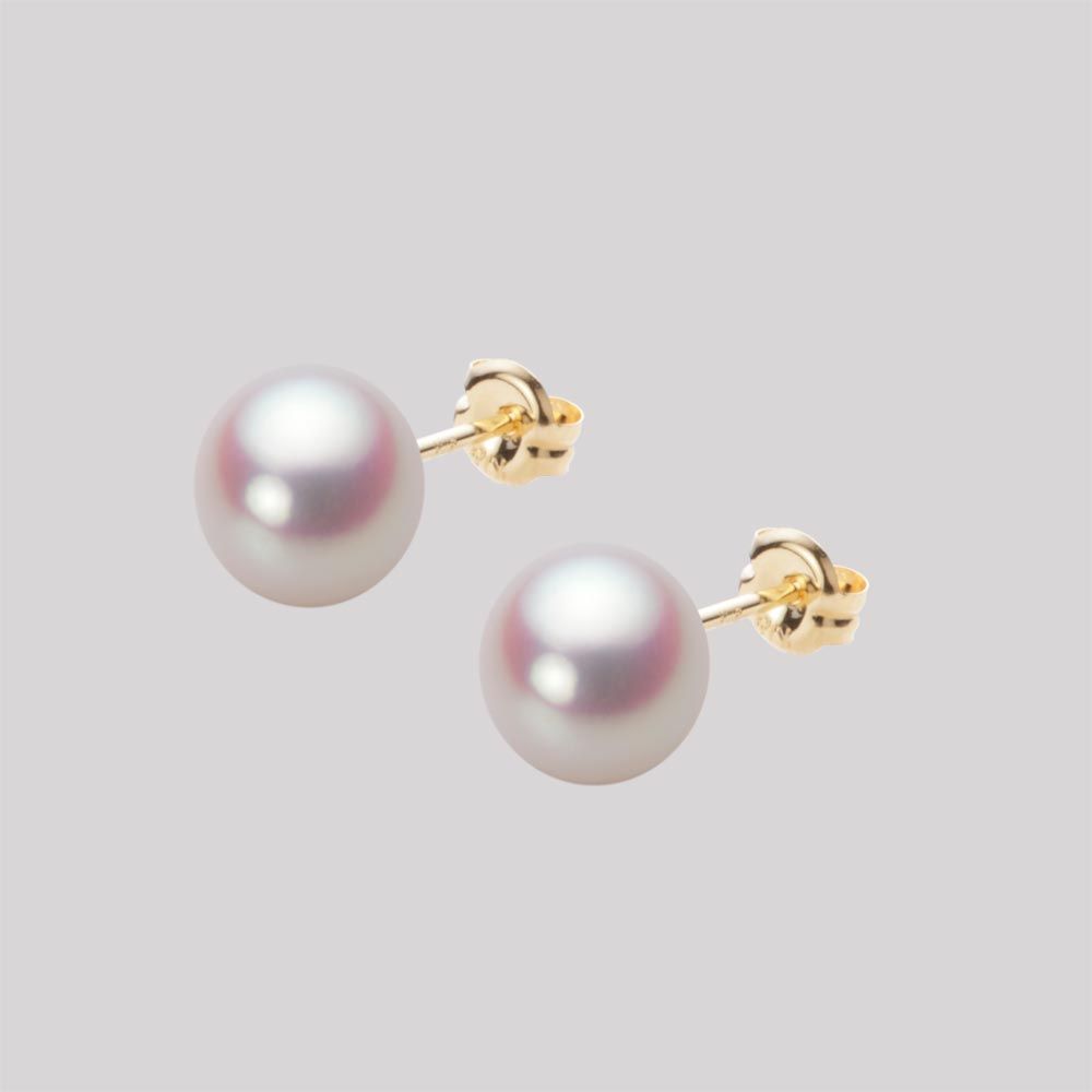 7.0mm アコヤ真珠ピアス