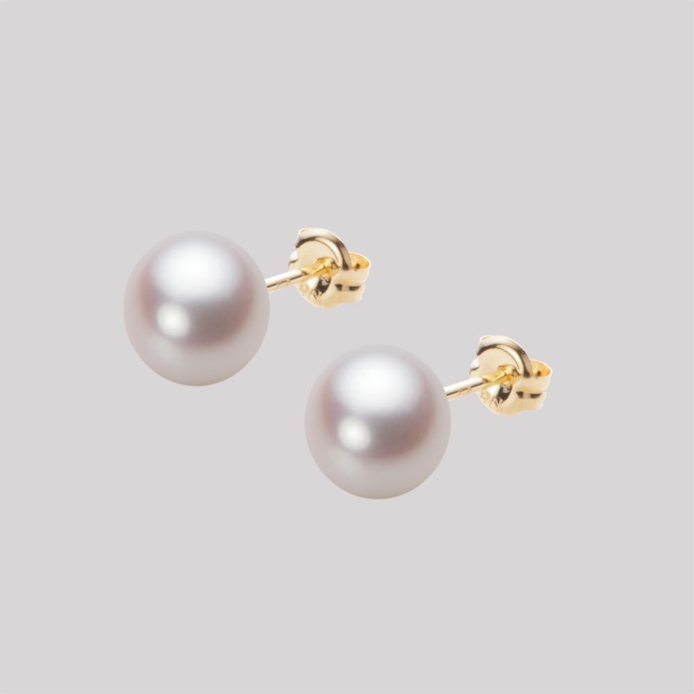 7.0mm アコヤ真珠ピアス