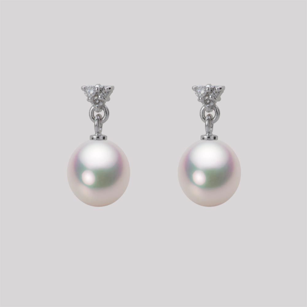7.0mm アコヤ真珠ピアス