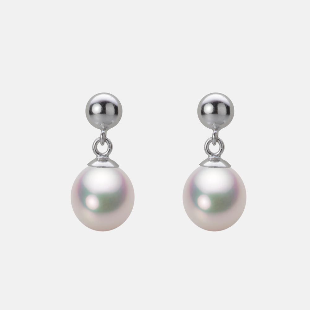 7.0mm アコヤ真珠ピアス