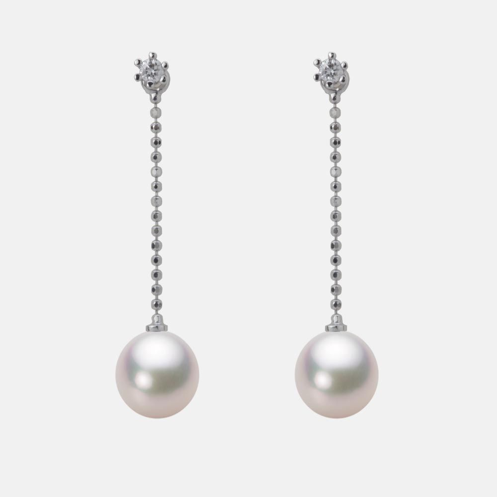 7.0mm アコヤ真珠ピアス