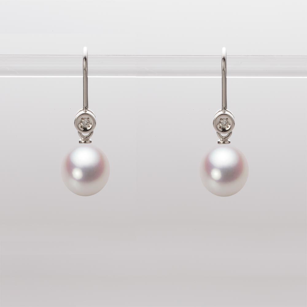 7.0mm アコヤ真珠ピアス