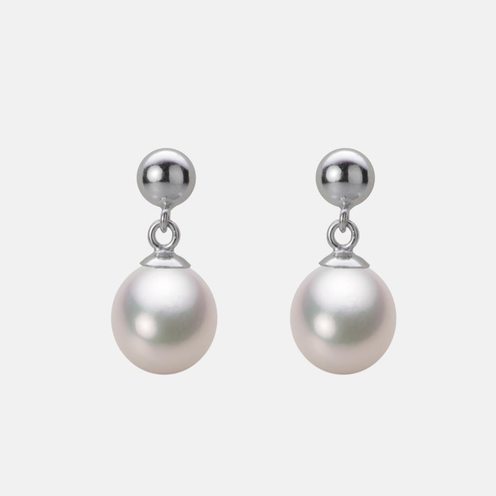 7.0mm アコヤ真珠ピアス
