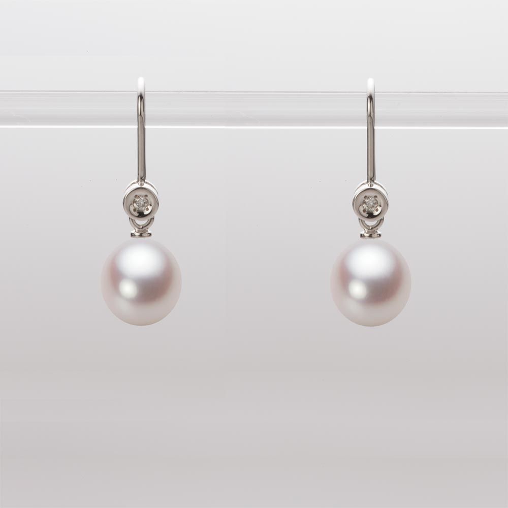 7.0mm アコヤ真珠ピアス