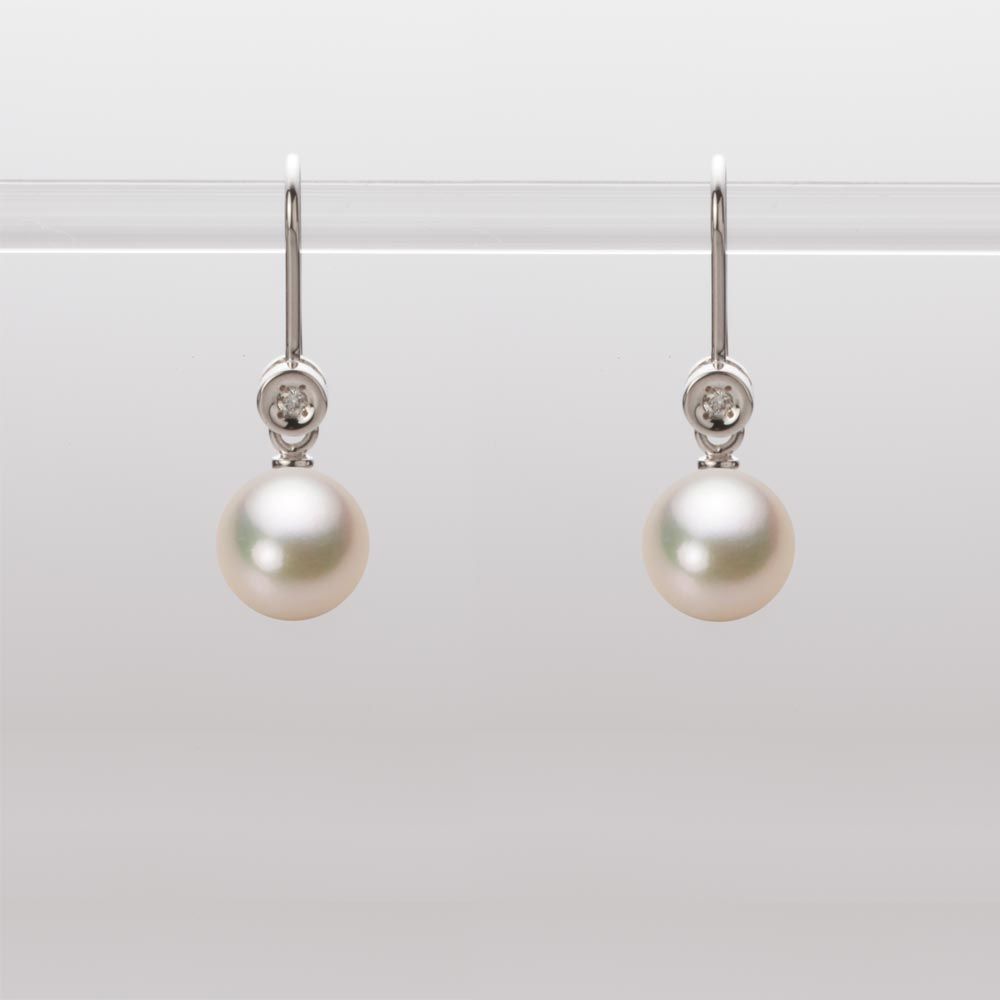 7.0mm アコヤ真珠ピアス
