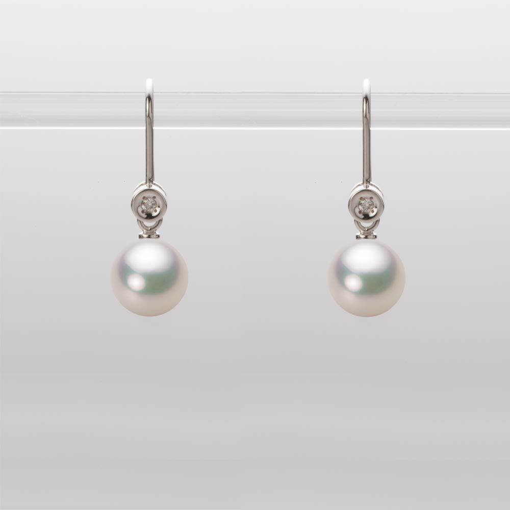 7.0mm アコヤ真珠ピアス