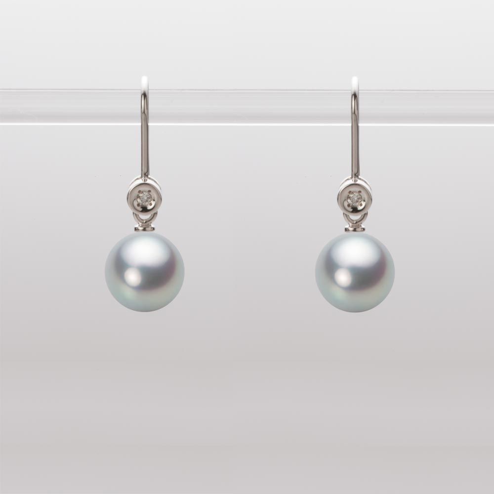 7.0mm アコヤ真珠ピアス