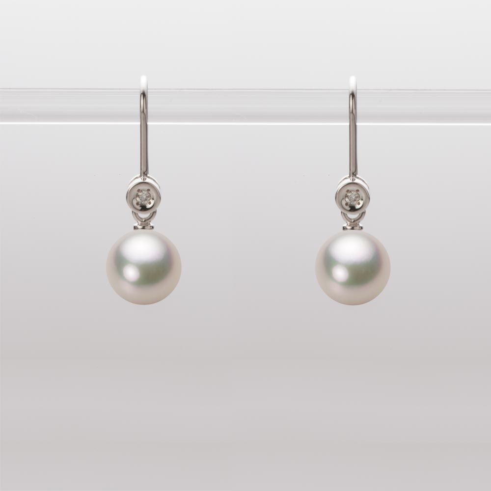7.0mm アコヤ真珠ピアス